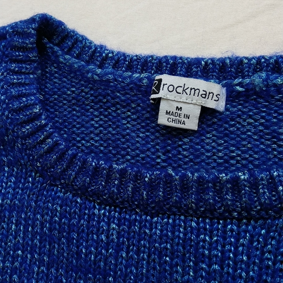 Rockmans blue/metallic blue jumper - Picture 4 of 6